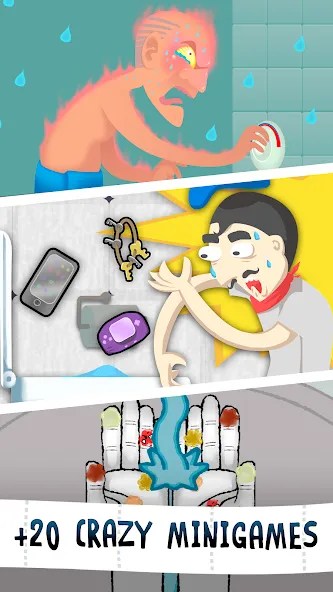 Скачать Toilet Time: Fun Mini Games на Андроид — Безлимитные подсказки и открыты все игры — скриншот 3