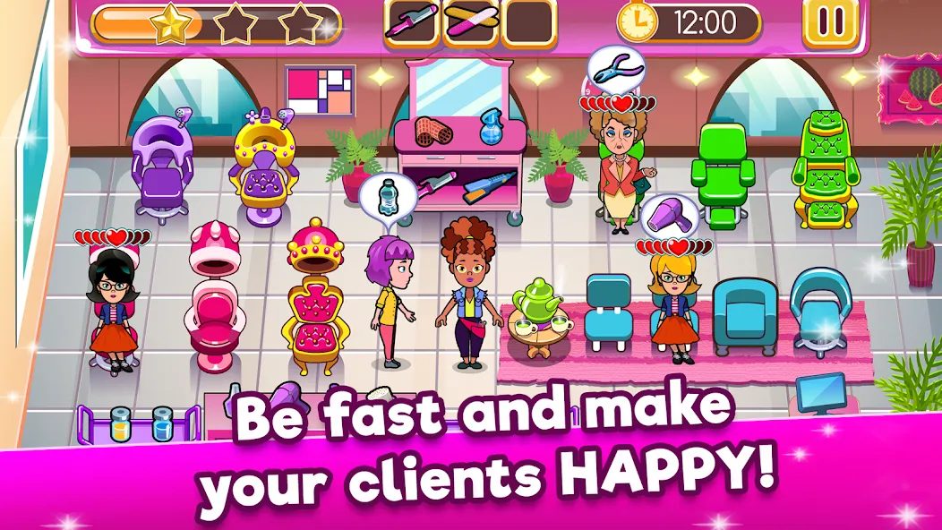 Beauty Salon: Parlour Game (Мод Безлимитные деньги и все предметы открыты) — скриншот 4