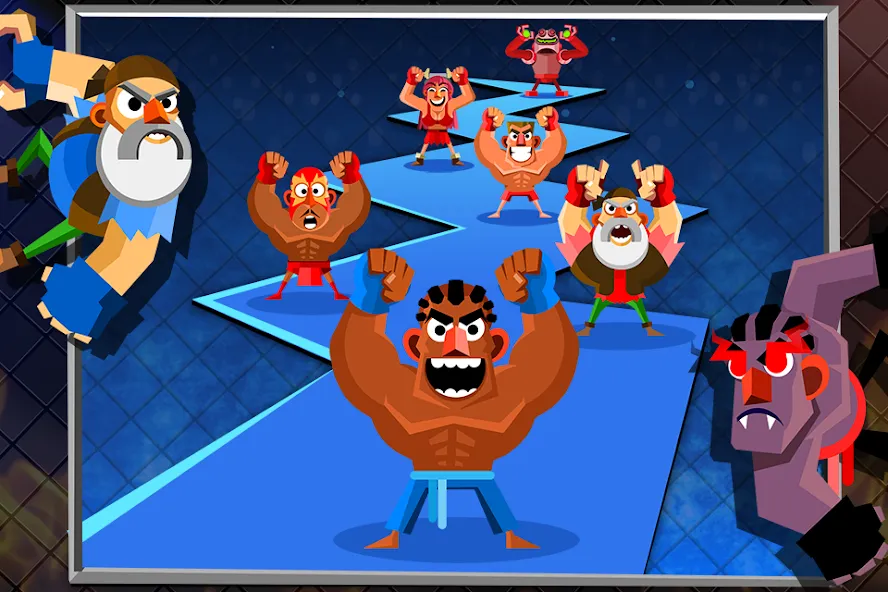 Скачать UFB 2: Fighting Champions Game с модом — Безлимитные деньги и усиленные бойцы — скриншот 3 Скачать UFB 2: Fighting Champions Game с модом — Безлимитные деньги и усиленные бойцы — скриншот 3