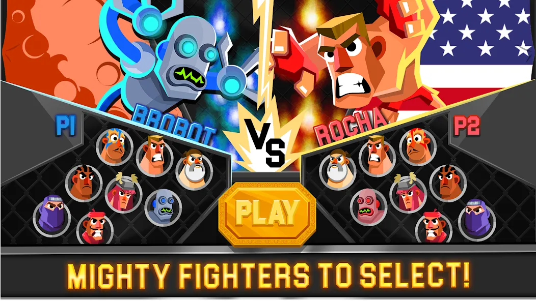 Скачать взломанную UFB 3: MMA Fighting Game — Безлимитные деньги и энергия — скриншот 2 Скачать взломанную UFB 3: MMA Fighting Game — Безлимитные деньги и энергия — скриншот 2