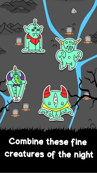 Скачать взломанную Vampire Evolution: Idle Horror — Безлимитные деньги и прокачка вампира — скриншот 3