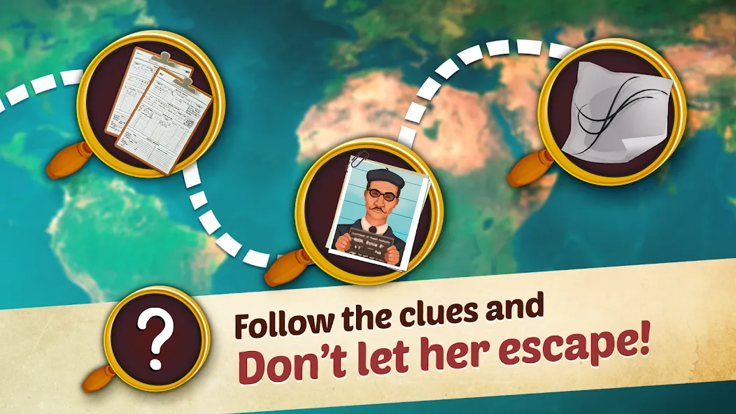 Взломанная Carmen Stories: Detective Game на Андроид — Безлимитные подсказки и энергия — скриншот 4