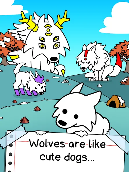 Скачать Wolf Evolution: Merge Wild Dog с модом — Безлимитные монеты и ускоренное слияние — скриншот 5