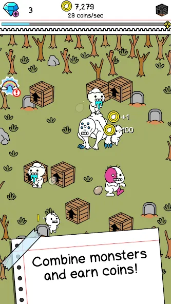 Zombie Evolution: Idle Game MOD — Безлимитные монеты и ускоренная эволюция на Андроид — скриншот 2 Zombie Evolution: Idle Game MOD — Безлимитные монеты и ускоренная эволюция на Андроид — скриншот 2