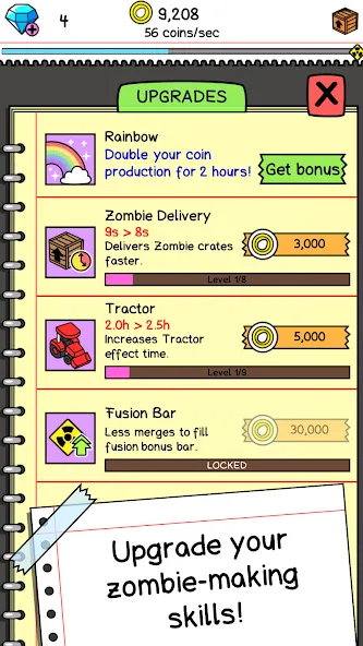 Zombie Evolution: Idle Game MOD — Безлимитные монеты и ускоренная эволюция на Андроид — скриншот 4 Zombie Evolution: Idle Game MOD — Безлимитные монеты и ускоренная эволюция на Андроид — скриншот 4