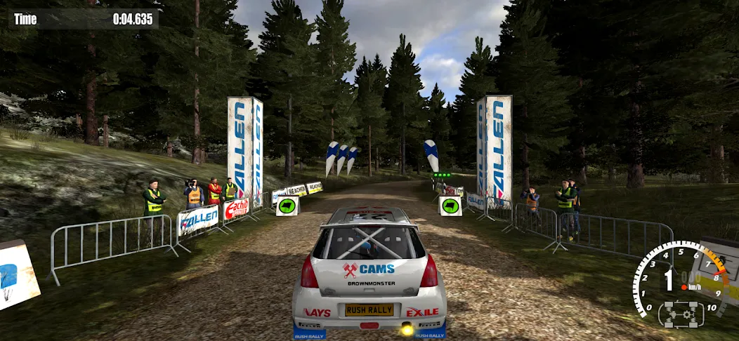 Rush Rally 3 Demo MOD APK — Безлимитные деньги и все трассы открыты — скриншот 1