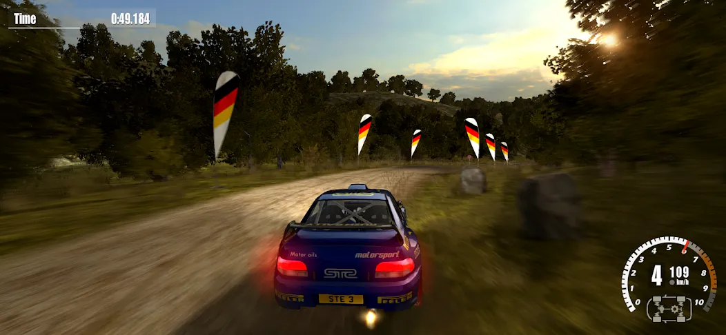 Rush Rally 3 Demo MOD APK — Безлимитные деньги и все трассы открыты — скриншот 3