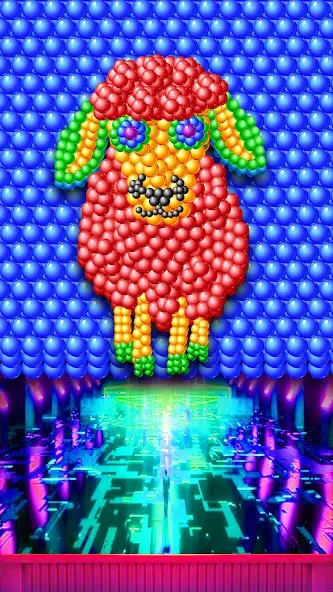 Взломанная Bubble Shooter Jerry на Андроид — Безлимитные монеты и жизни — скриншот 3