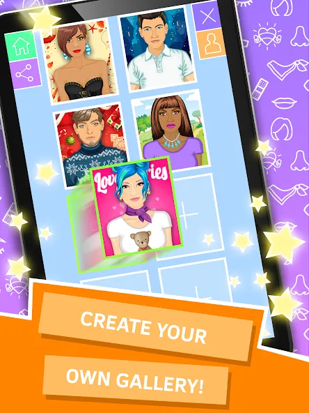 Avatar Creator App — Мод: Разблокированы все аксессуары — скриншот 3