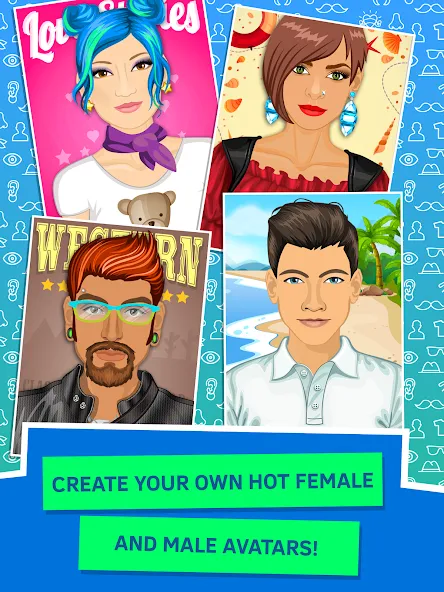Avatar Creator App — Мод: Разблокированы все аксессуары — скриншот 4