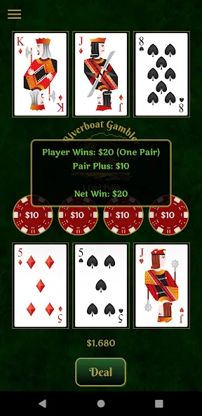 Riverboat Gambler на Андроид — Мод Безлимитные монеты и открыты столы — скриншот 4
