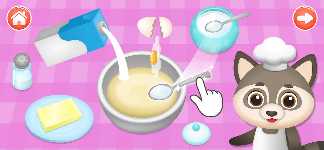 Взлом Kids Cooking Games 2+ Year Old — Все рецепты разблокированы — скриншот 4 Взлом Kids Cooking Games 2+ Year Old — Все рецепты разблокированы — скриншот 4