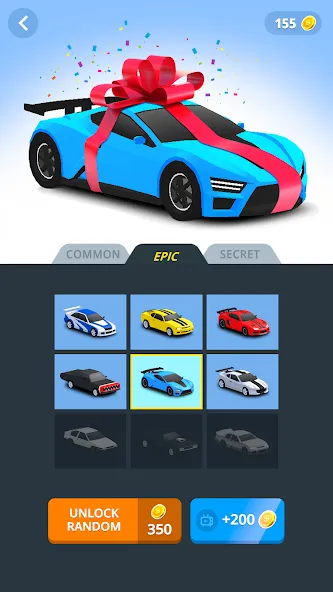 Скачать взломанную Line Race: Police Pursuit — Безлимитные деньги и все машины открыты — скриншот 5