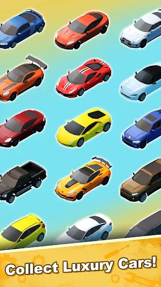 Car Mechanic Tycoon MOD — Безлимитные деньги и всё открыто на Андроид — скриншот 1