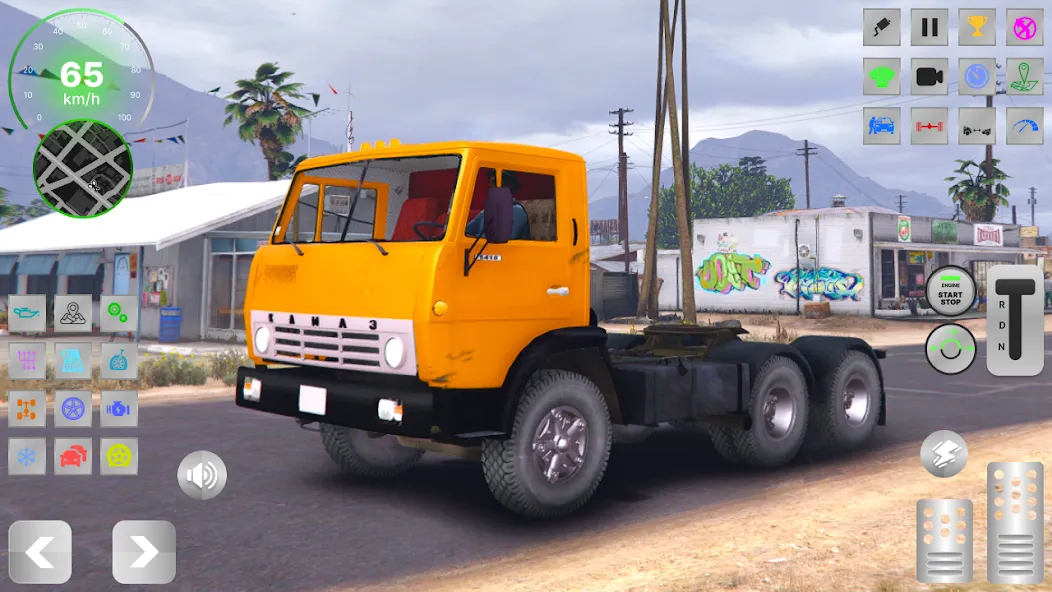 Скачать KAMAZ: Ultimate Russian Truck на Android — Безлимитные деньги и топливо — скриншот 3