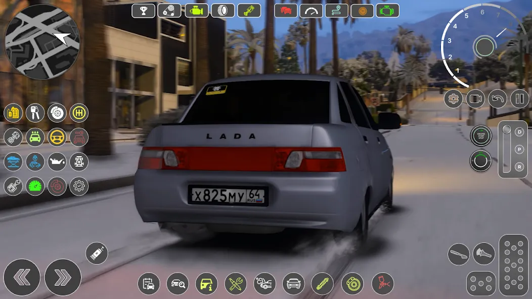 Lada 2110 Special Unit Race MOD — Безлимитные деньги и все машины на Андроид — скриншот 3