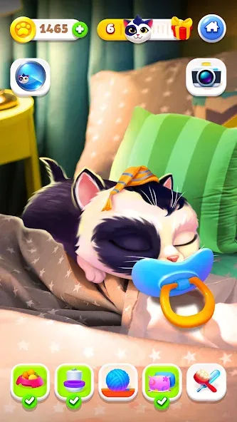 Скачать My Cat - Virtual pet simulator на Андроид — Безлимитные монеты и алмазы — скриншот 3