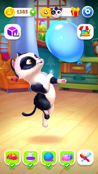 Скачать My Cat - Virtual pet simulator на Андроид — Безлимитные монеты и алмазы — скриншот 4