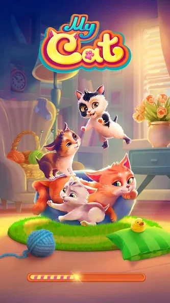 Скачать My Cat - Virtual pet simulator на Андроид — Безлимитные монеты и алмазы — скриншот 5