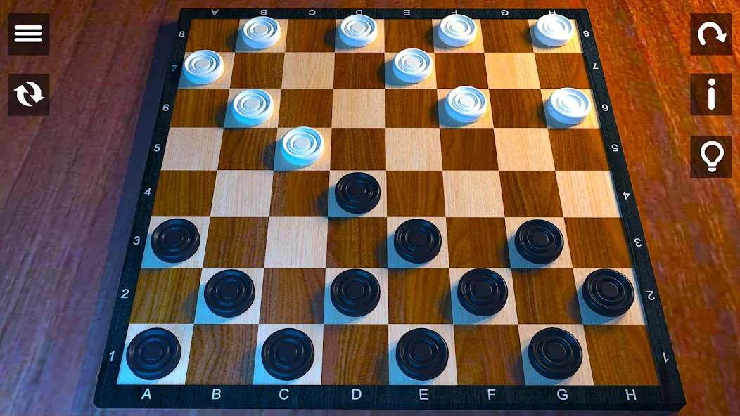 Checkers: Checkers Online- Dam — Мод: Без рекламы и всё открыто — скриншот 2