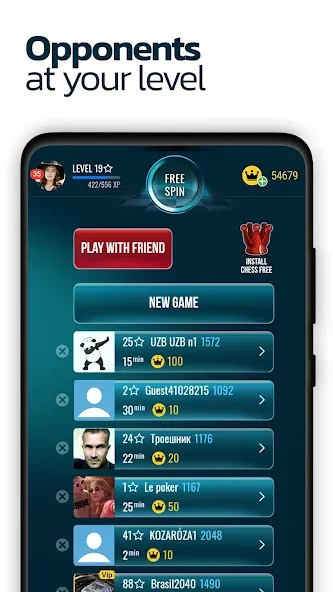 Скачать Chess Online — Последняя версия (Разблокированы премиум-доски и темы) — скриншот 5