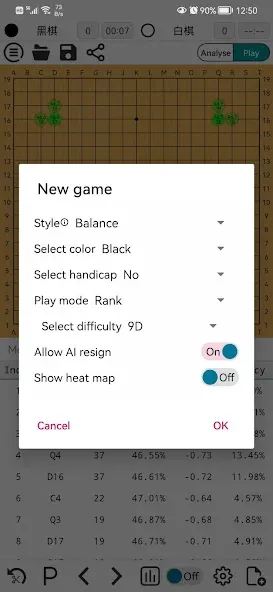 AhQ Go - Strongest Go Game AI MOD APK на Android — Усиленный искусственный интеллект го — скриншот 5