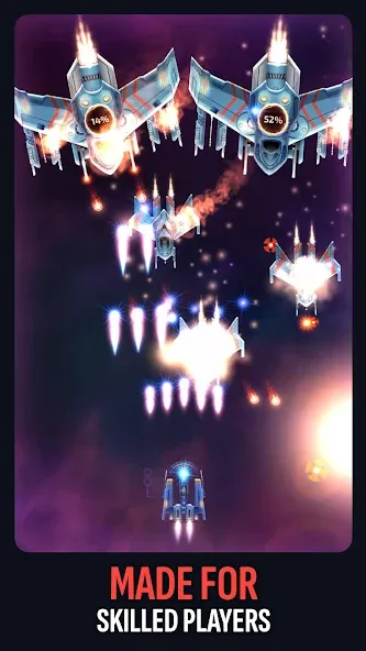 Galaxy Keeper: Space Shooter на Андроид — Мод Много денег и всё открыто — скриншот 3 Galaxy Keeper: Space Shooter на Андроид — Мод Много денег и всё открыто — скриншот 3