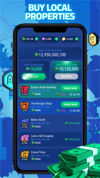 Скачать Landlord Go - Real Estate Game MOD APK — Безлимитные деньги и недвижимость — скриншот 4 Скачать Landlord Go - Real Estate Game MOD APK — Безлимитные деньги и недвижимость — скриншот 4