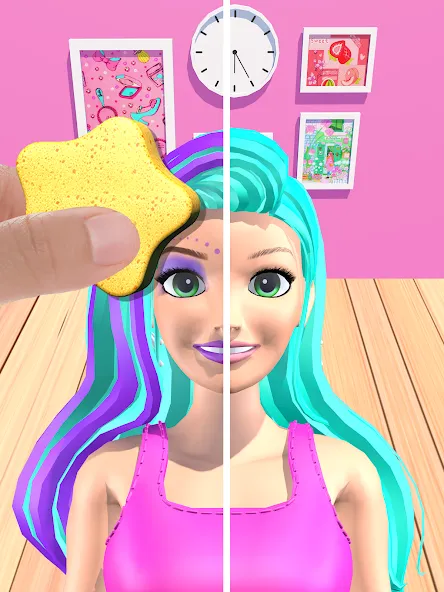 Скачать Color Reveal Suprise Doll Game с модом — Безлимитные монеты и все куклы — скриншот 5