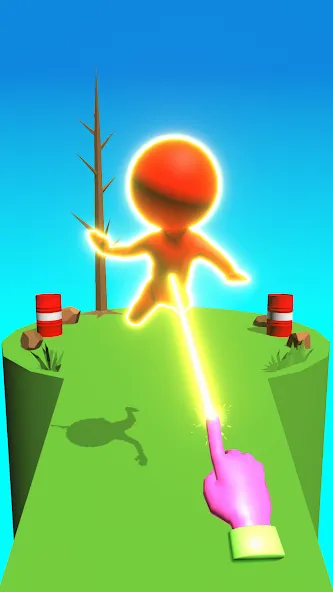 Скачать Magic Finger 3D на телефон — Безлимитные деньги и все уровни — скриншот 1