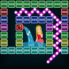 Brick Breaker - Neon Bricks — Мод: Без рекламы и много жизней