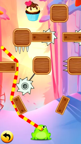 Frog Thife: Candy Thief Puzzle MOD — Безлимитные деньги и все уровни открыты на Андроид — скриншот 1 Frog Thife: Candy Thief Puzzle MOD — Безлимитные деньги и все уровни открыты на Андроид — скриншот 1