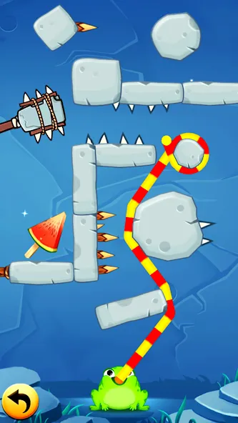 Frog Thife: Candy Thief Puzzle MOD — Безлимитные деньги и все уровни открыты на Андроид — скриншот 4 Frog Thife: Candy Thief Puzzle MOD — Безлимитные деньги и все уровни открыты на Андроид — скриншот 4
