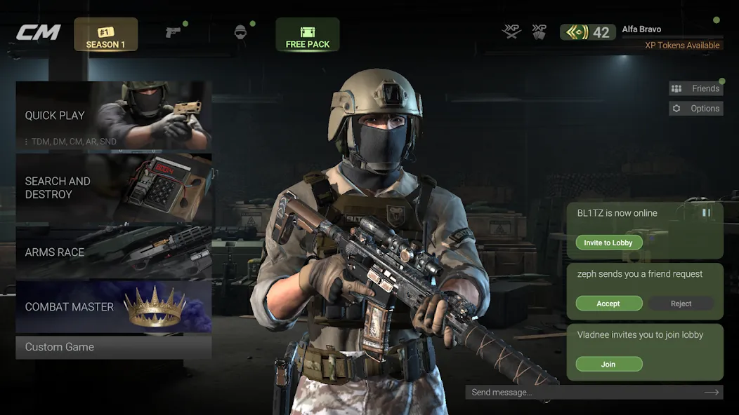 Скачать Combat Master Mobile FPS — Последняя версия (Бесконечные патроны и улучшенное оружие) — скриншот 1 Скачать Combat Master Mobile FPS — Последняя версия (Бесконечные патроны и улучшенное оружие) — скриншот 1