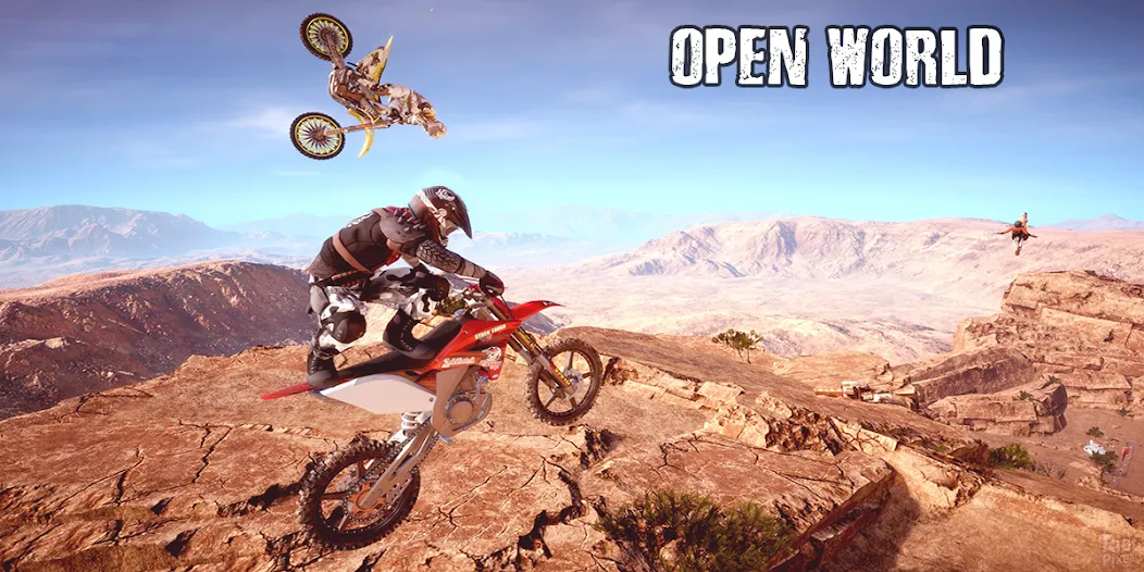 Dirt MX Bikes KTM Motocross 3D MOD APK — Безлимитные деньги и открыты все уровни — скриншот 1 Dirt MX Bikes KTM Motocross 3D MOD APK — Безлимитные деньги и открыты все уровни — скриншот 1