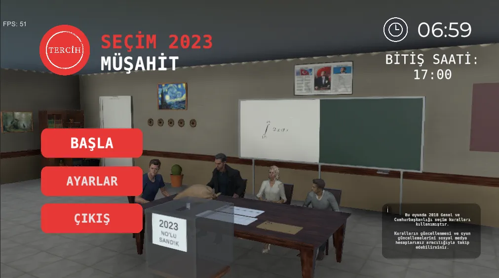 Скачать Seçim 2023 Müşahit oyunu MOD APK — Неограниченные голоса и все уровни — скриншот 1