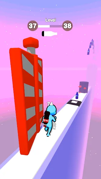 Скачать Soda Rush no wifi games — Модификация Без рекламы и много монет — скриншот 2