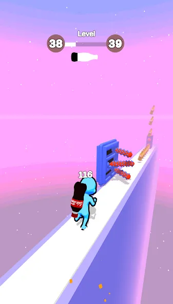 Скачать Soda Rush no wifi games — Модификация Без рекламы и много монет — скриншот 4