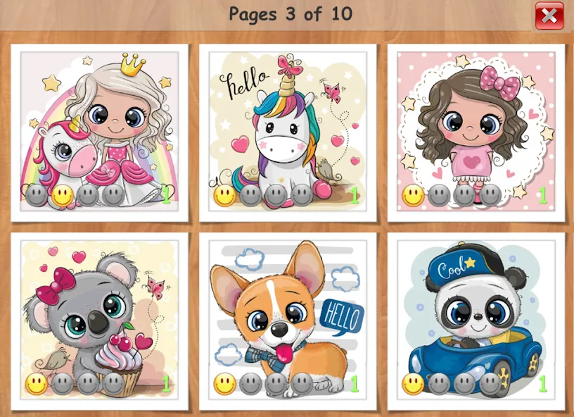 Kids puzzles - 3 and 5 years — Открыты все пазлы и уровни — скриншот 5