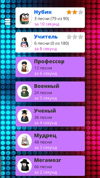 Скачать Угадай мелодию песню 2024 с модом — Открыты все песни и уровни — скриншот 4 Скачать Угадай мелодию песню 2024 с модом — Открыты все песни и уровни — скриншот 4