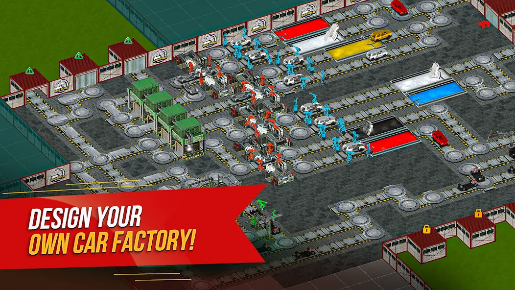 Car Factory Simulator (Мод Безлимитные деньги и ресурсы) — скриншот 1