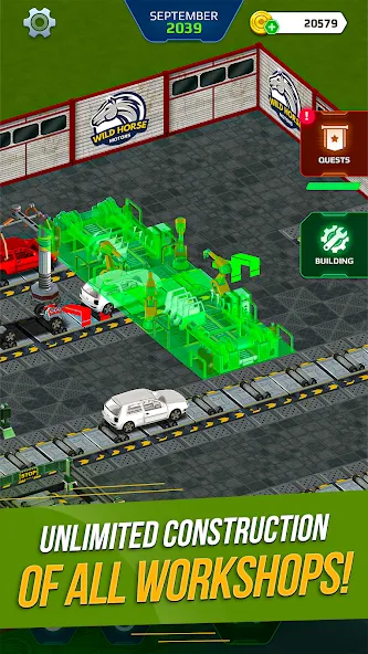 Car Factory Simulator (Мод Безлимитные деньги и ресурсы) — скриншот 4