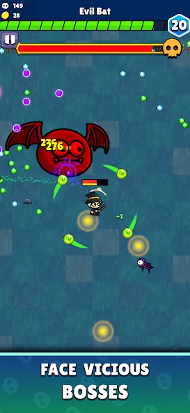 Rise of Necromancer MOD APK на Android — Безлимитная мана и мощная магия — скриншот 4