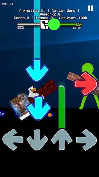 Скачать Beat Fight Stickman Full Week (Мод: Безлимитные деньги и все персонажи) на Андроид — скриншот 3