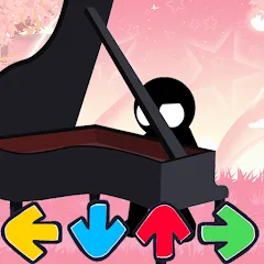 Скачать Beat Fight Stickman Full Week (Мод: Безлимитные деньги и все персонажи) на Андроид