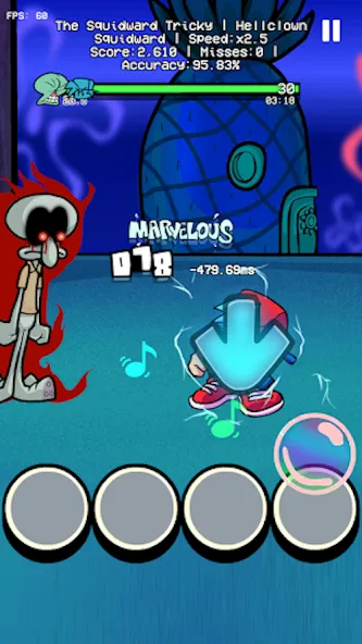 Trickward Undersea Beat Battle Mod APK Новые ритмичные подводные битвы — Скачать на Андроид — скриншот 1