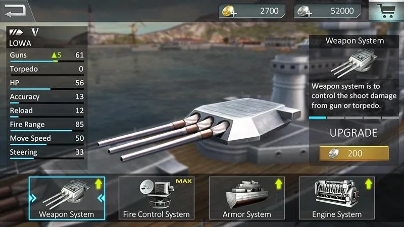 Скачать Warship Attack 3D на Андроид — Безлимитные деньги и патроны — скриншот 3