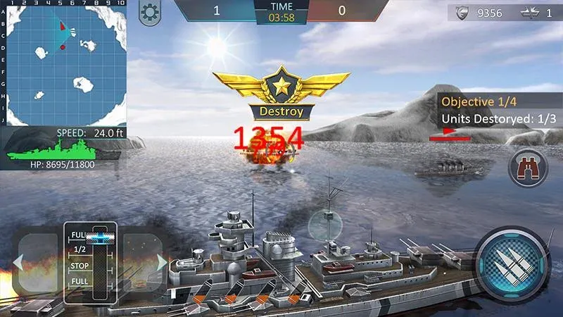 Скачать Warship Attack 3D на Андроид — Безлимитные деньги и патроны — скриншот 4