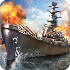 Скачать Warship Attack 3D на Андроид — Безлимитные деньги и патроны
