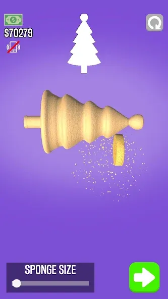 Woodturning MOD APK на Android — Безлимитные деньги и все инструменты — скриншот 3